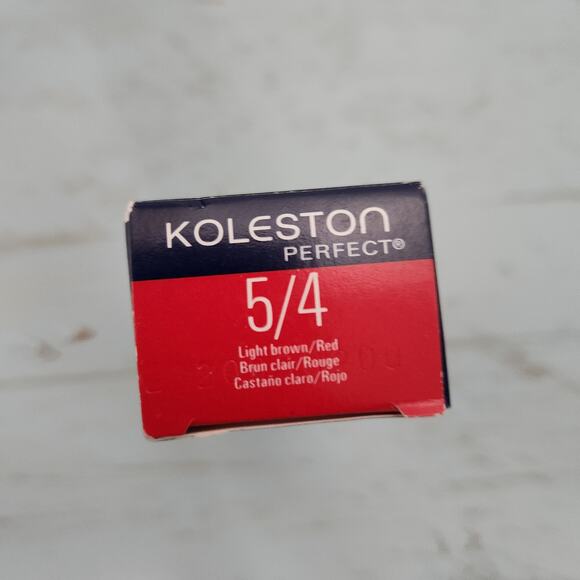 Wella Koleston Perfect 5/4 Light Brown/Red Permanent Creme Hair Color 2 oz - Picture 2 of 5